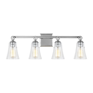 Visual Comfort Studio - VS24704CH - Four Light Vanity - Monterro - Chrome