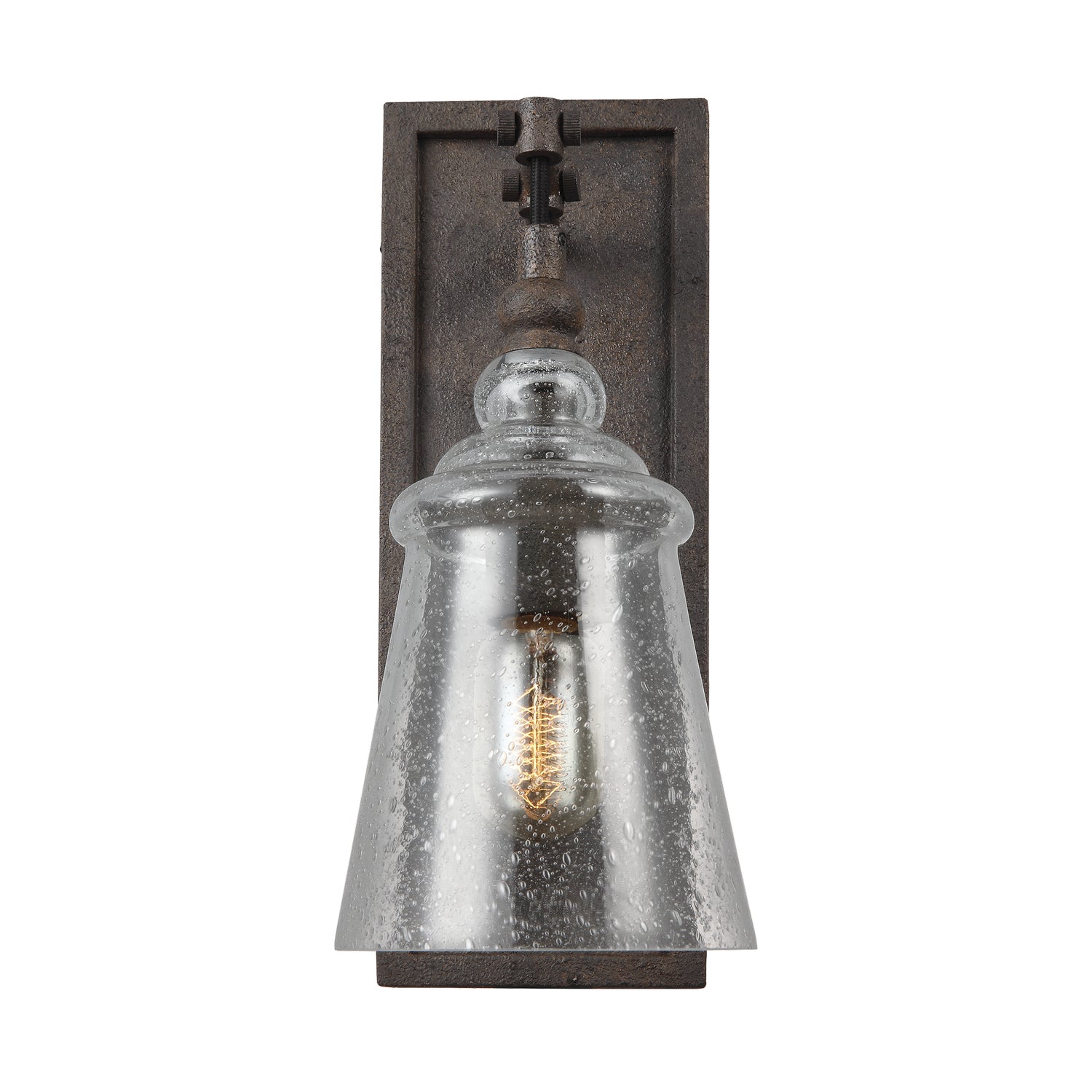 Generation Lighting. - WB1850DWI - One Light Wall Sconce - Loras - Dark Weathered Iron