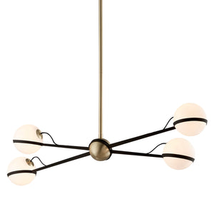 Troy Lighting - F5307-TBZ/BBA - Four Light Island Pendant - Ace - Textured Bronze Brushed Brass