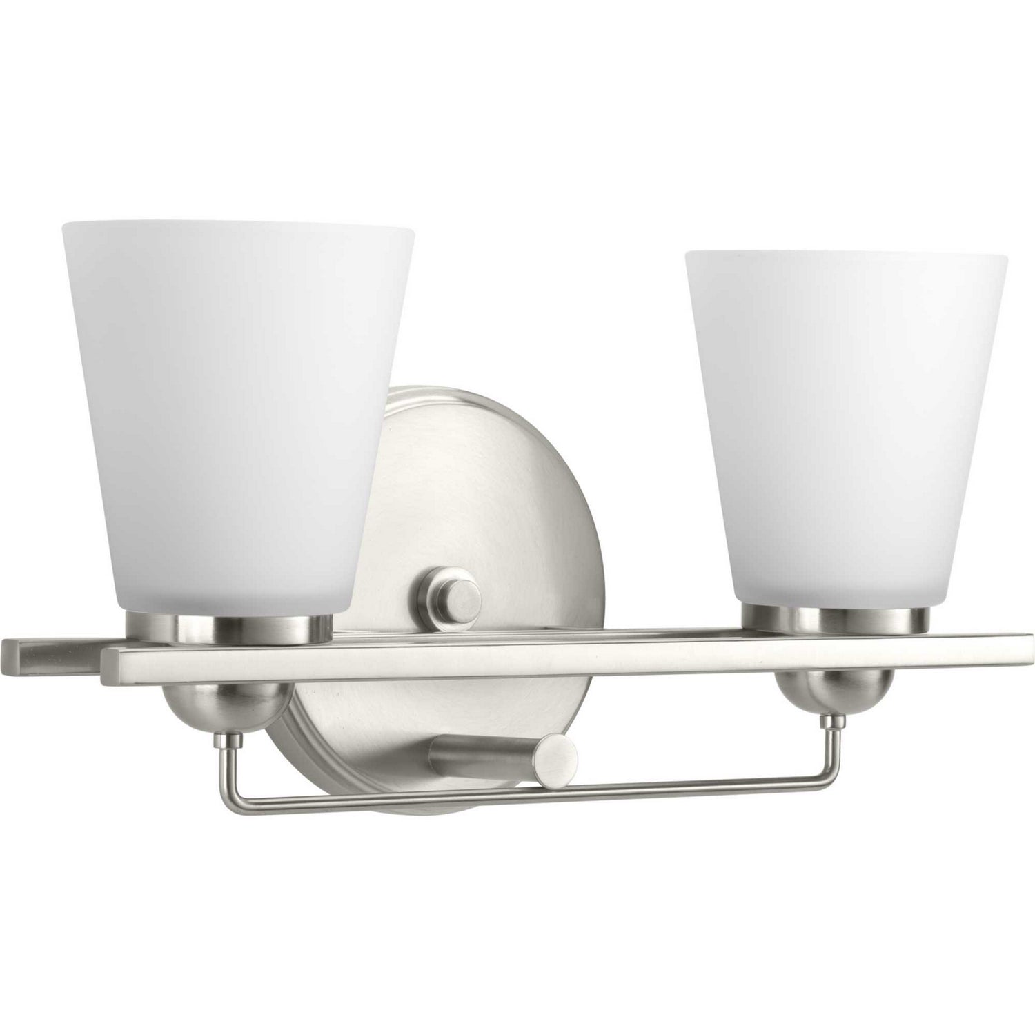 Progress Lighting - P300001-009 - Two Light Bath - Flight - Brushed Nickel