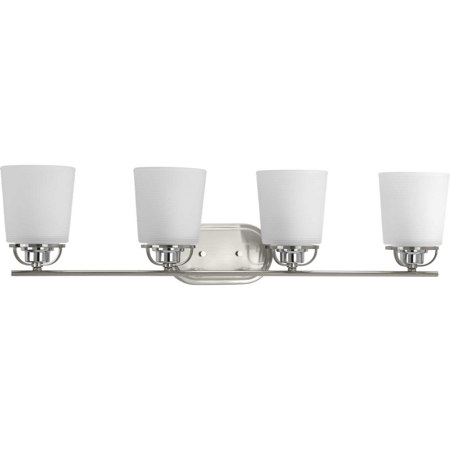 Progress Lighting - P300007-009 - Four Light Bath - West Village - Brushed Nickel