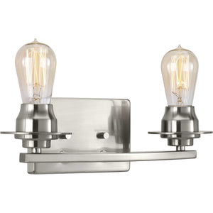 Progress Lighting - P300009-009 - Two Light Bath - Debut - Brushed Nickel