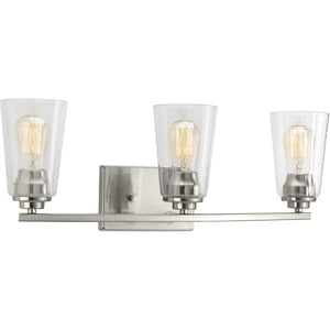 Progress Lighting - P300010-009 - Three Light Bath - Debut - Brushed Nickel