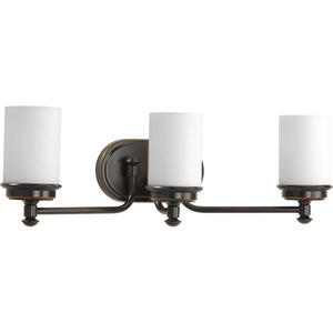 Progress Lighting - P300014-139 - Three Light Bath - Glide - Rubbed Bronze