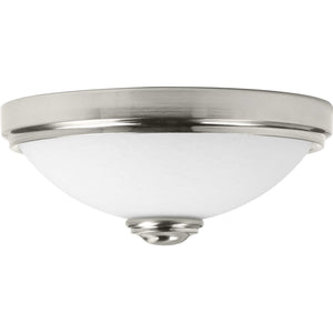 Progress Lighting - P350005-009-30 - LED Flush Mount - Led Linen - Brushed Nickel