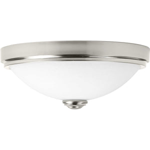 Progress Lighting - P350007-009-30 - LED Flush Mount - Led Linen - Brushed Nickel