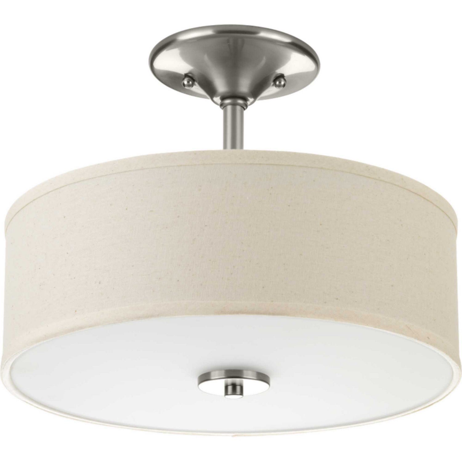 Progress Lighting - P3683-0930K9 - LED Semi-Flush Mount - Inspire Led - Brushed Nickel