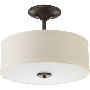 Progress Lighting - P3683-2030K9 - LED Semi-Flush Mount - Inspire Led - Antique Bronze