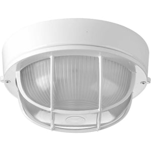 Progress Lighting - P3709-30 - One Light Flush Mount - Bulkheads - White