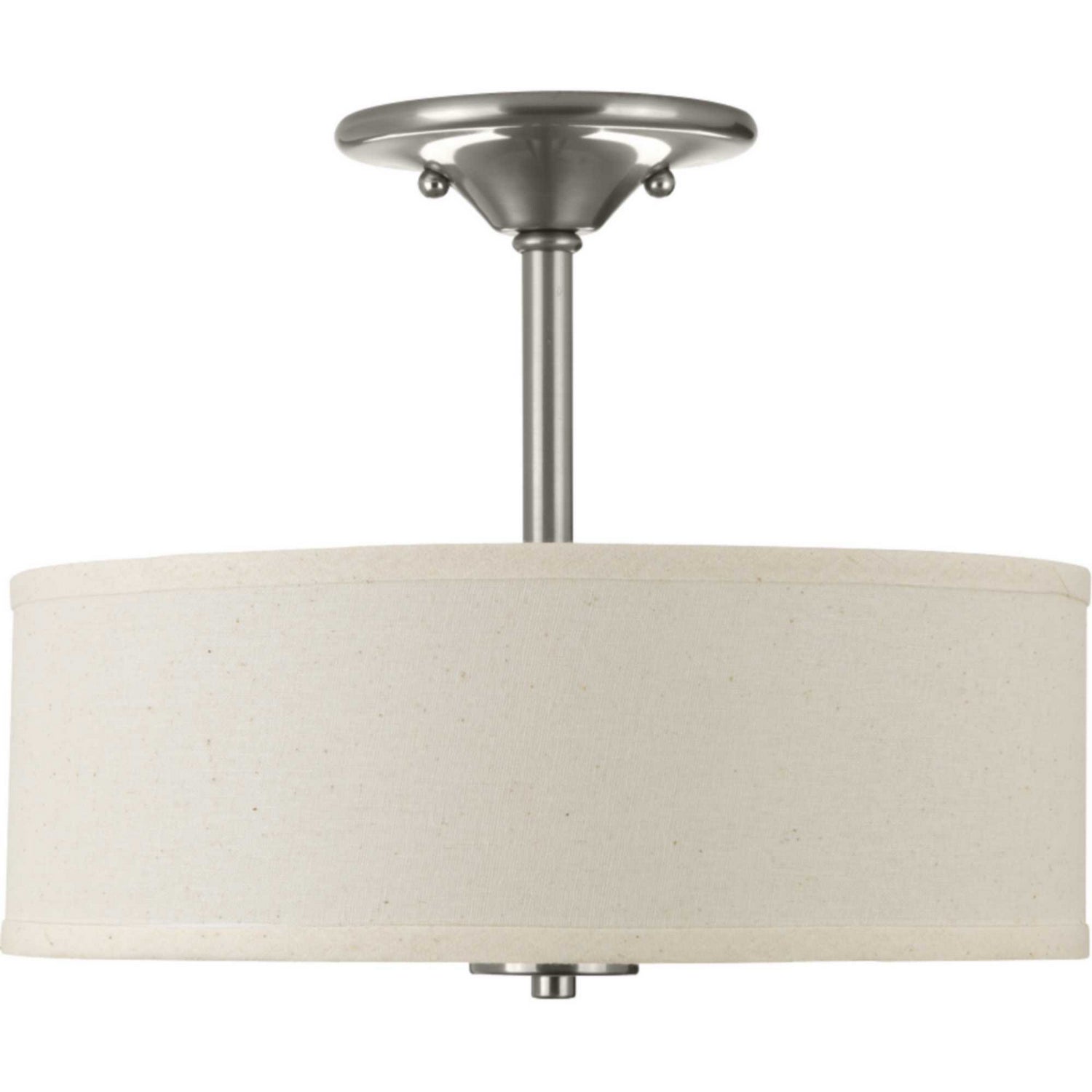 Progress Lighting - P3712-09 - Two Light Semi-Flush Mount - Inspire - Brushed Nickel