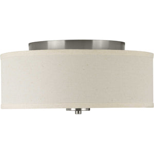 Progress Lighting - P3713-09 - Two Light Flush Mount - Inspire - Brushed Nickel