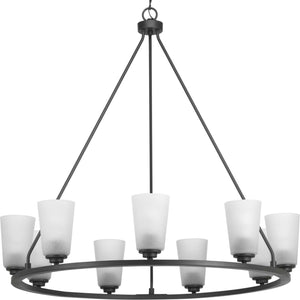 Progress Lighting - P400016-143 - Nine Light Chandelier - Debut - Graphite