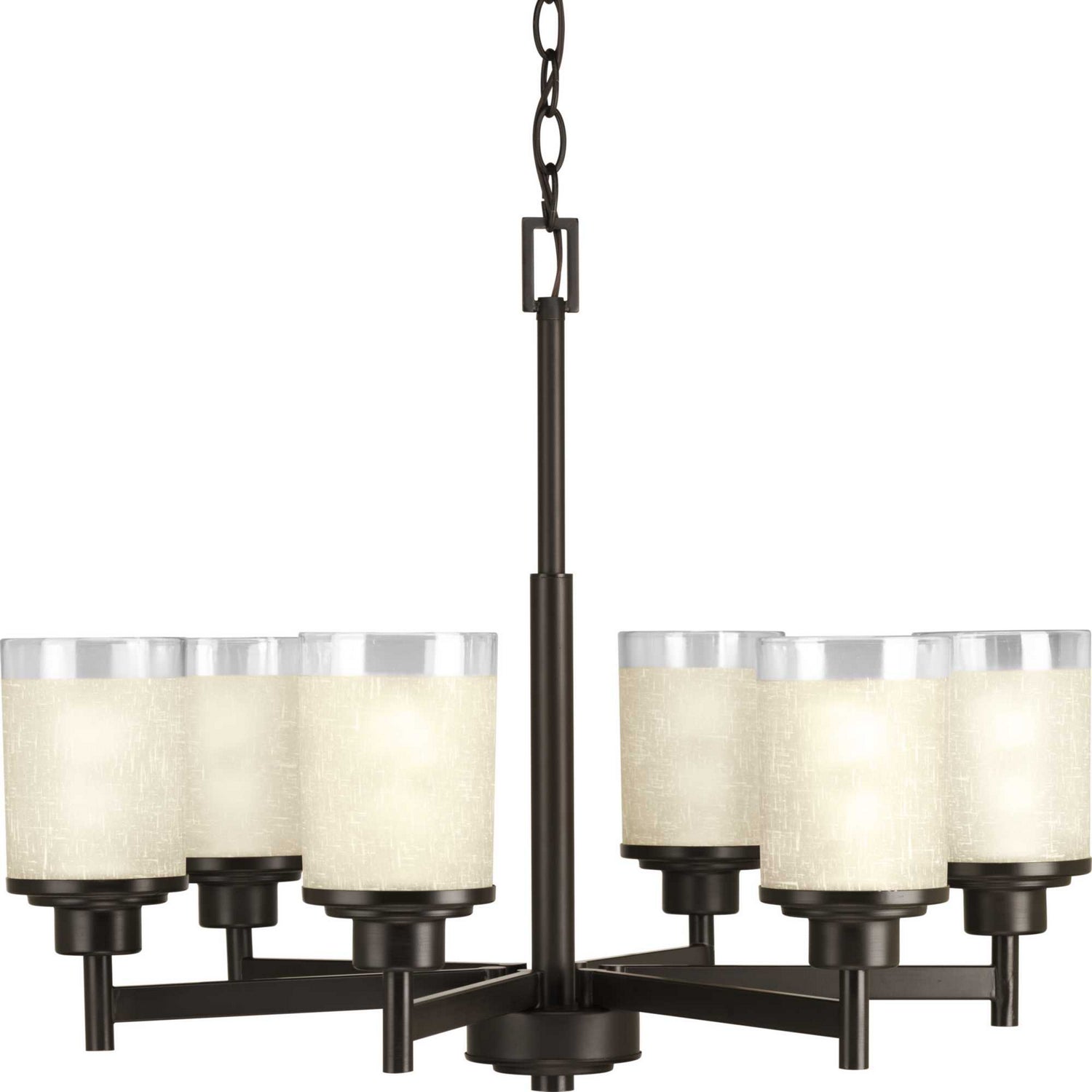 Progress Lighting - P4758-20 - Six Light Chandelier - Alexa - Antique Bronze