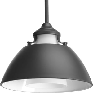 Progress Lighting - P500013-143 - One Light Pendant - Carbon - Graphite