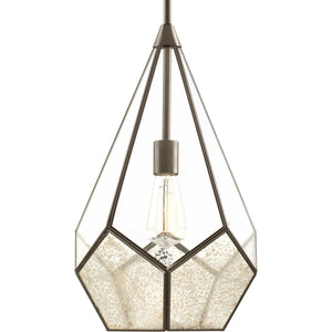 Progress Lighting - P5319-20 - One Light Pendant - Cinq - Antique Bronze