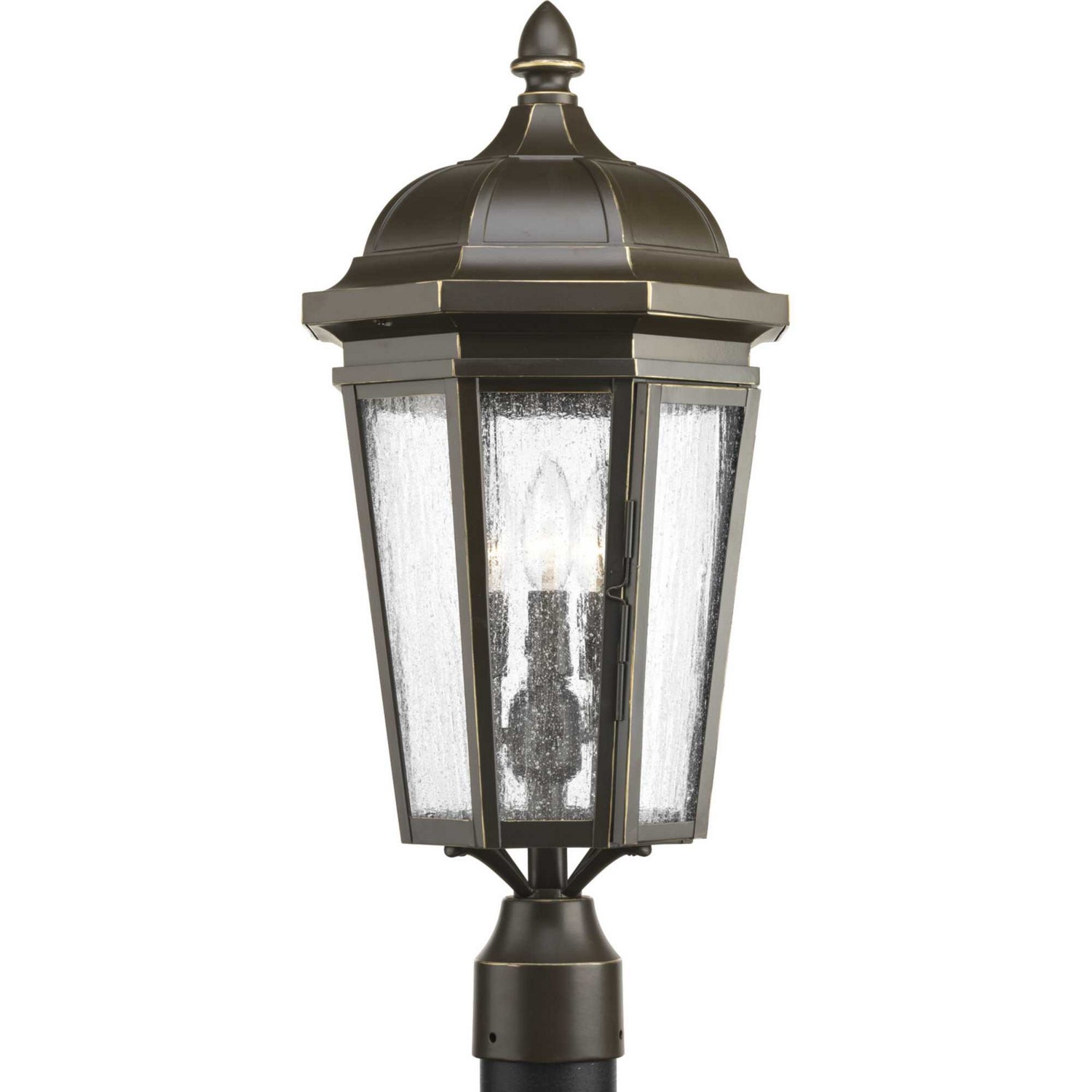 Progress Lighting - P540002-020 - Three Light Post Lantern - Verdae - Antique Bronze