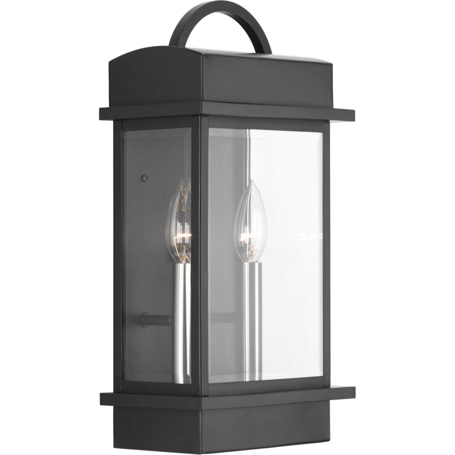 Progress Lighting - P560002-031 - Two Light Wall Lantern - Santee - Black