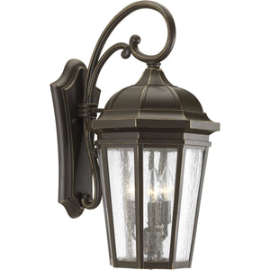 Progress Lighting - P560016-020 - Three Light Large Wall Lantern - Verdae - Antique Bronze