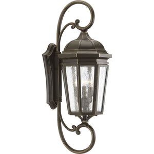 Progress Lighting - P560017-020 - Three Light Large Wall Lantern - Verdae - Antique Bronze