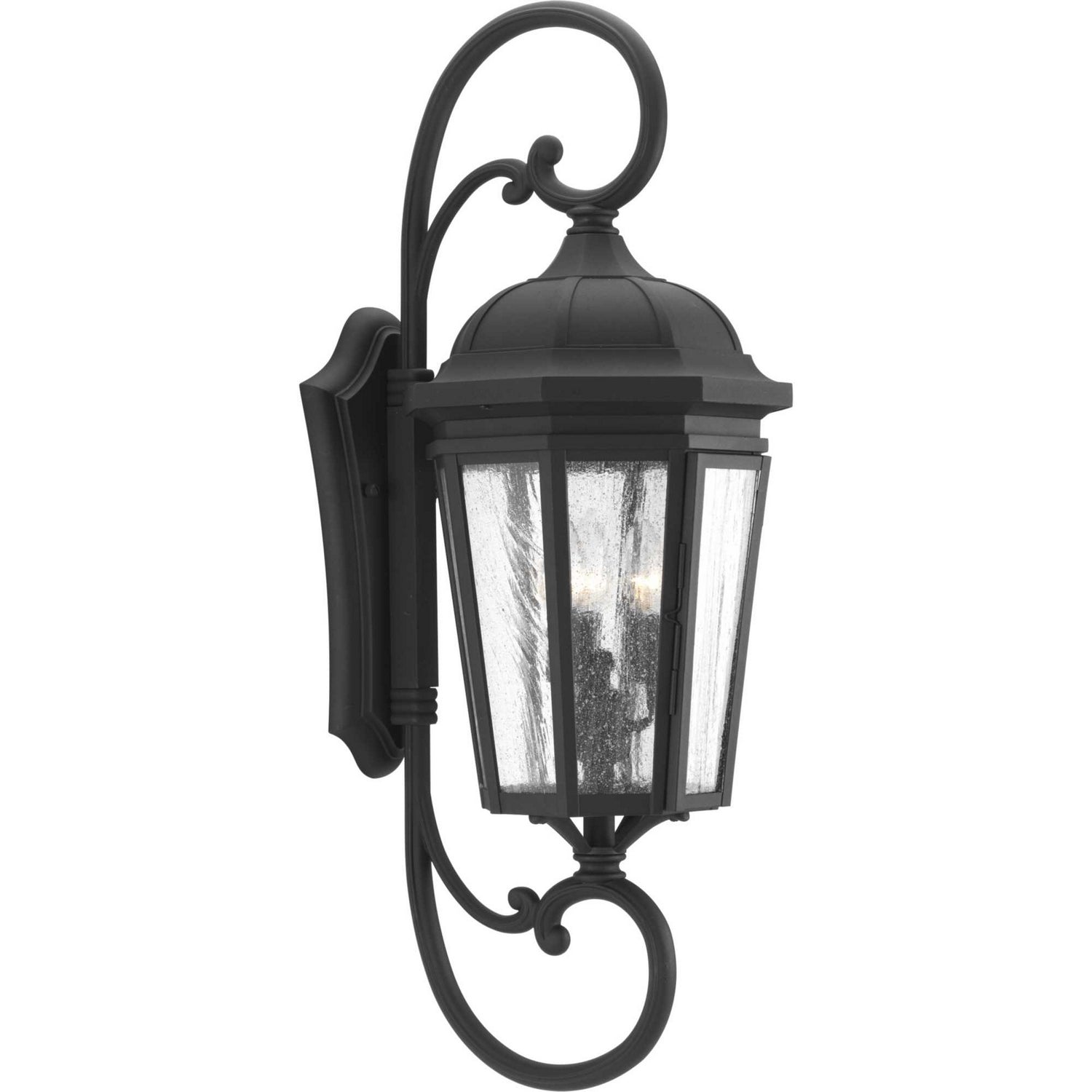 Progress Lighting - P560017-031 - Three Light Large Wall Lantern - Verdae - Black