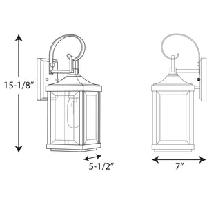 Progress Lighting - P560021-020 - One Light Wall Lantern - Gibbes Street - Antique Bronze