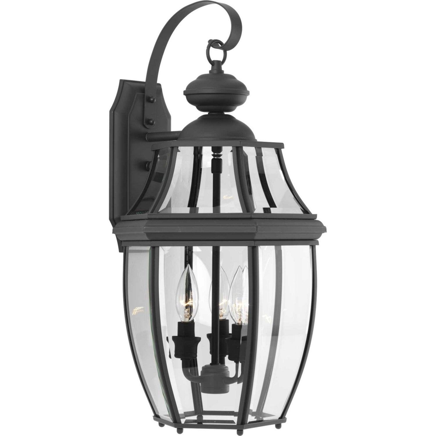 Progress Lighting - P6612-31 - Three Light Wall Lantern - New Haven - Black