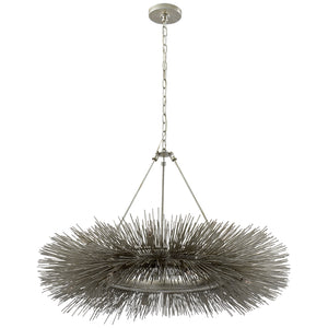 Visual Comfort Signature - KW 5181BSL - 16 Light Chandelier - Strada - Burnished Silver Leaf