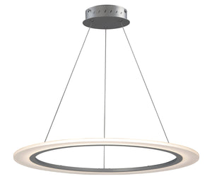 ET2 - E22654-11MS - LED Pendant - Saturn II LED - Matte Silver