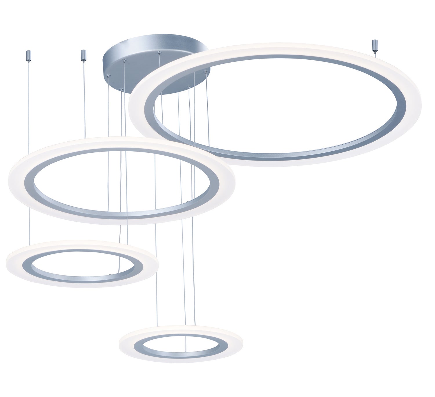 ET2 - E22662-11MS - LED Pendant - Saturn II LED - Matte Silver