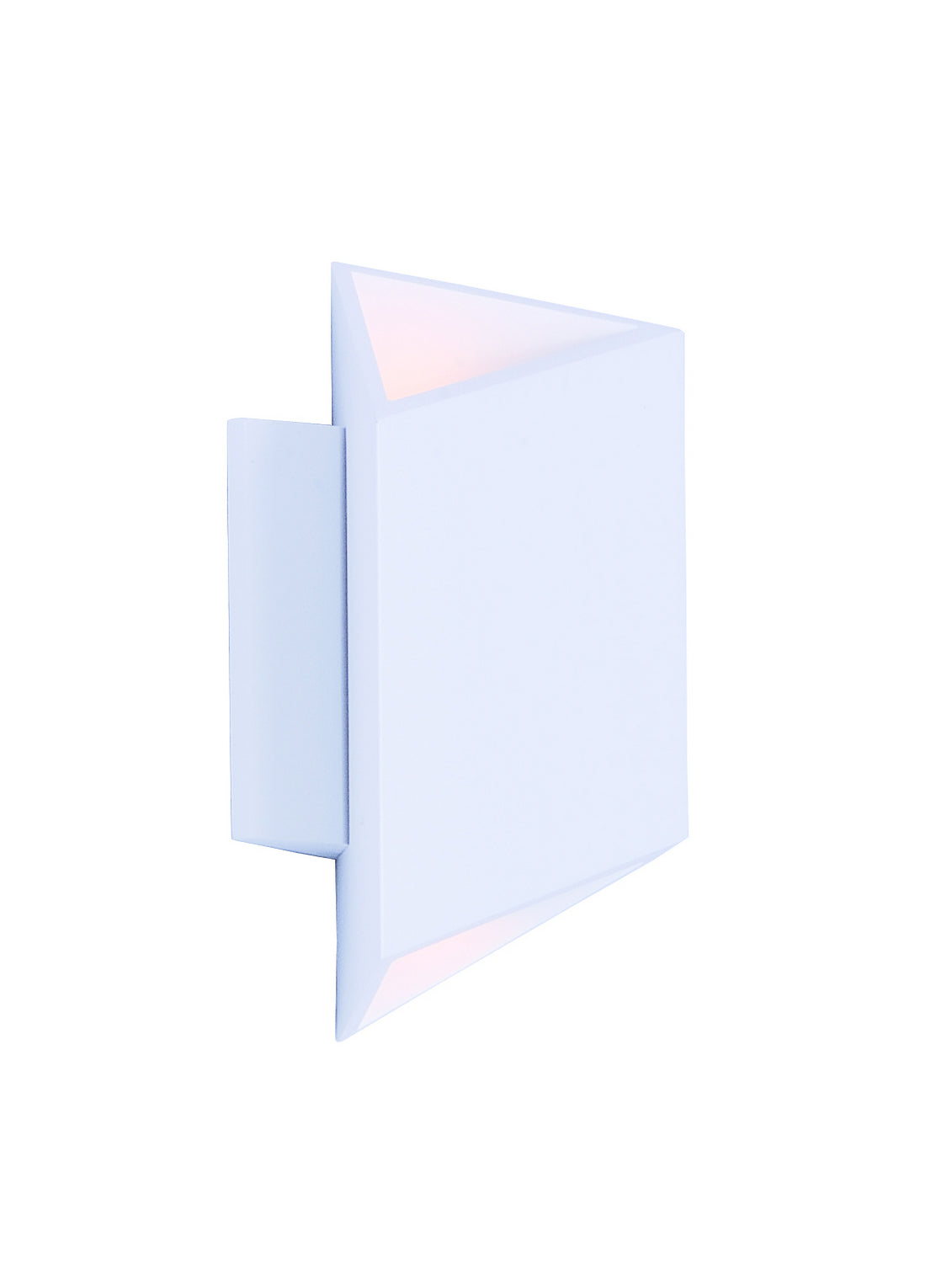 ET2 - E41373-WT - LED Outdoor Wall Sconce - Alumilux Facet - White