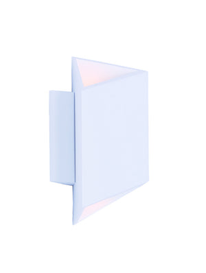 ET2 - E41373-WT - LED Outdoor Wall Sconce - Alumilux Facet - White