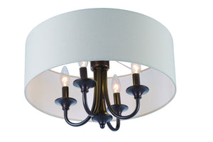 Maxim - 10013OMOI - Four Light Semi-Flush Mount/Pendant - Bongo - Oil Rubbed Bronze