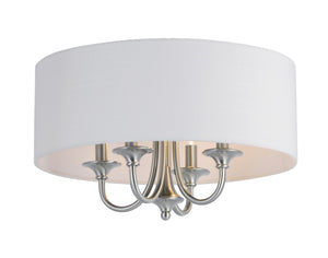 Maxim - 10013WLSN - Four Light Semi-Flush Mount/Pendant - Bongo - Satin Nickel