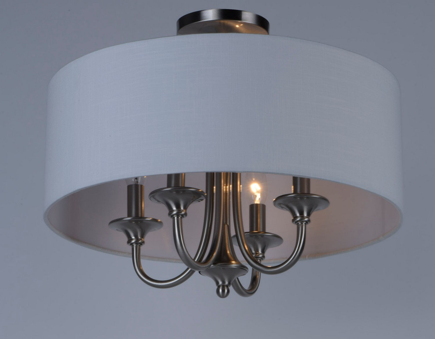 Maxim - 10013WLSN - Four Light Semi-Flush Mount/Pendant - Bongo - Satin Nickel