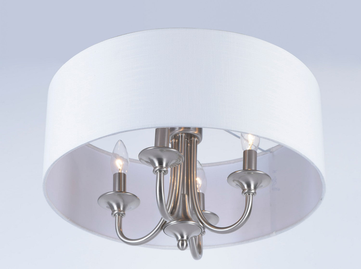 Maxim - 10013WLSN - Four Light Semi-Flush Mount/Pendant - Bongo - Satin Nickel