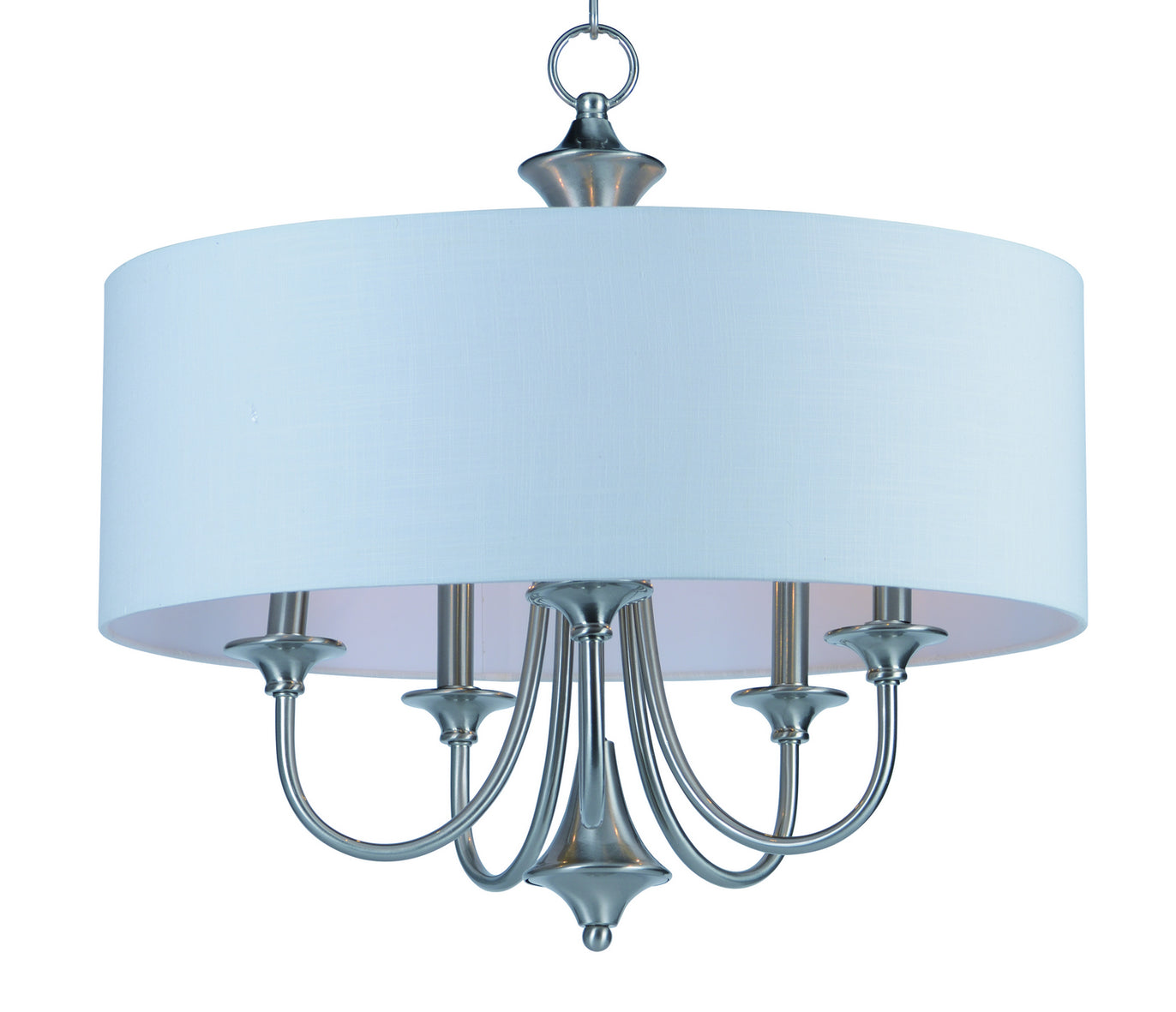 Maxim - 10015WLSN - Five Light Pendant - Bongo - Satin Nickel