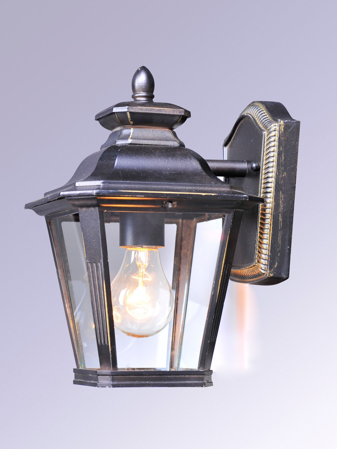 Maxim - 1133CLBZ - One Light Outdoor Wall Lantern - Knoxville - Bronze