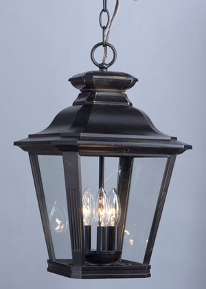 Maxim - 1139CLBZ - Three Light Outdoor Hanging Lantern - Knoxville - Bronze