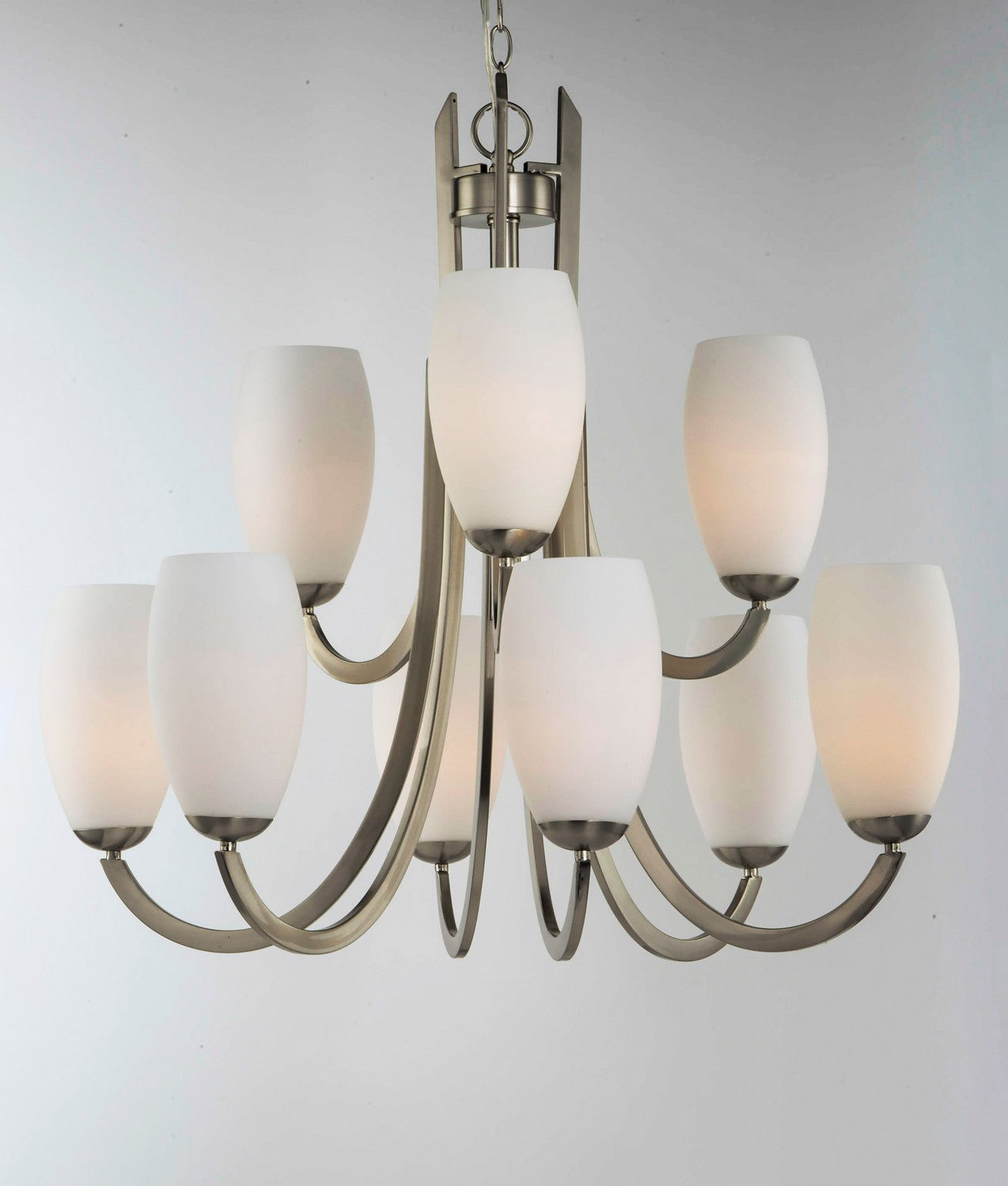 Maxim - 21657SWSN - Nine Light Chandelier - Taylor - Satin Nickel