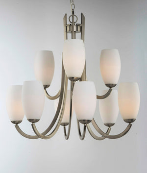 Maxim - 21657SWSN - Nine Light Chandelier - Taylor - Satin Nickel