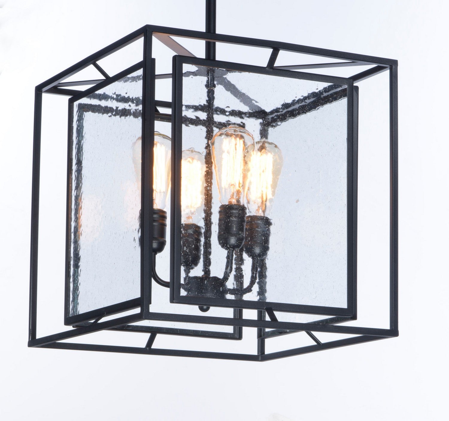 Maxim - 21675CDBK - Four Light Pendant - Era - Black