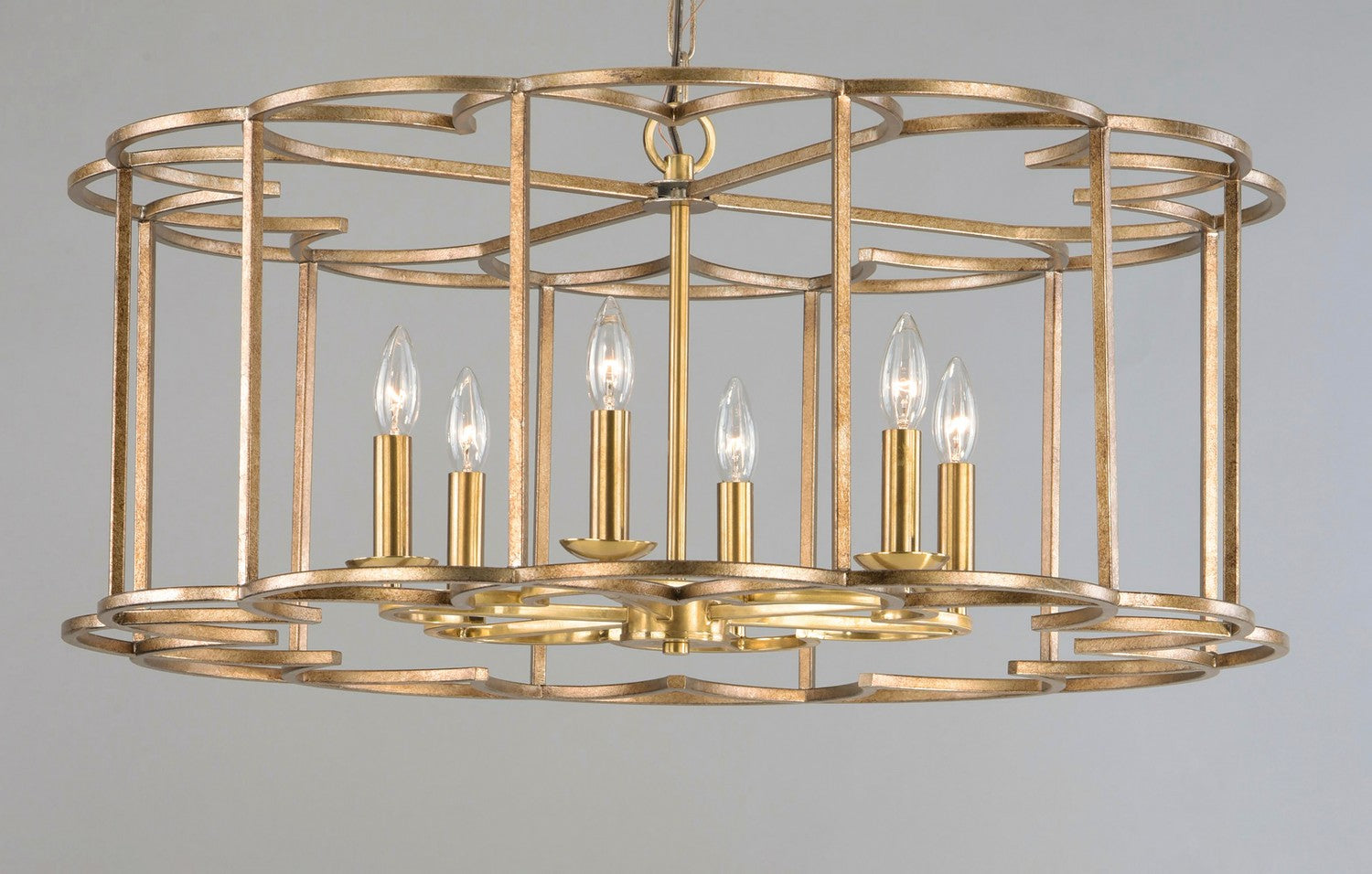 Maxim - 24735BZF - Six Light Chandelier - Helix - Bronze Fusion