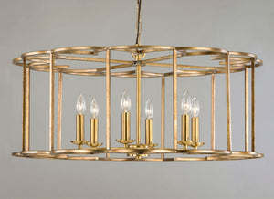 Maxim - 24735BZF - Six Light Chandelier - Helix - Bronze Fusion