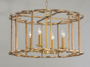 Maxim - 24736BZF - Four Light Chandelier - Helix - Bronze Fusion