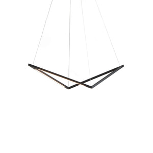 Koncept - ZBP-16-B-SW-MTB-CNP - LED Pendant - Z-Bar Pendant - Matte Black