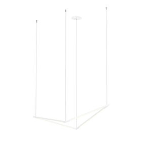 Koncept - ZBP-16-B-SW-MWT-CNP - LED Pendant - Z-Bar Pendant - Matte White