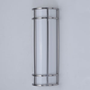 Maxim - 55573WTSN - LED Outdoor Wall Sconce - Moon Ray - Satin Nickel