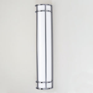 Maxim - 55577WTSN - LED Outdoor Wall Sconce - Moon Ray - Satin Nickel