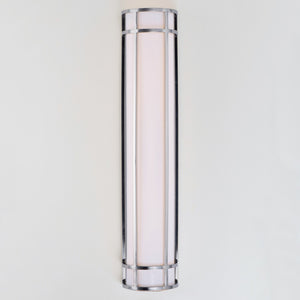 Maxim - 55577WTSN - LED Outdoor Wall Sconce - Moon Ray - Satin Nickel