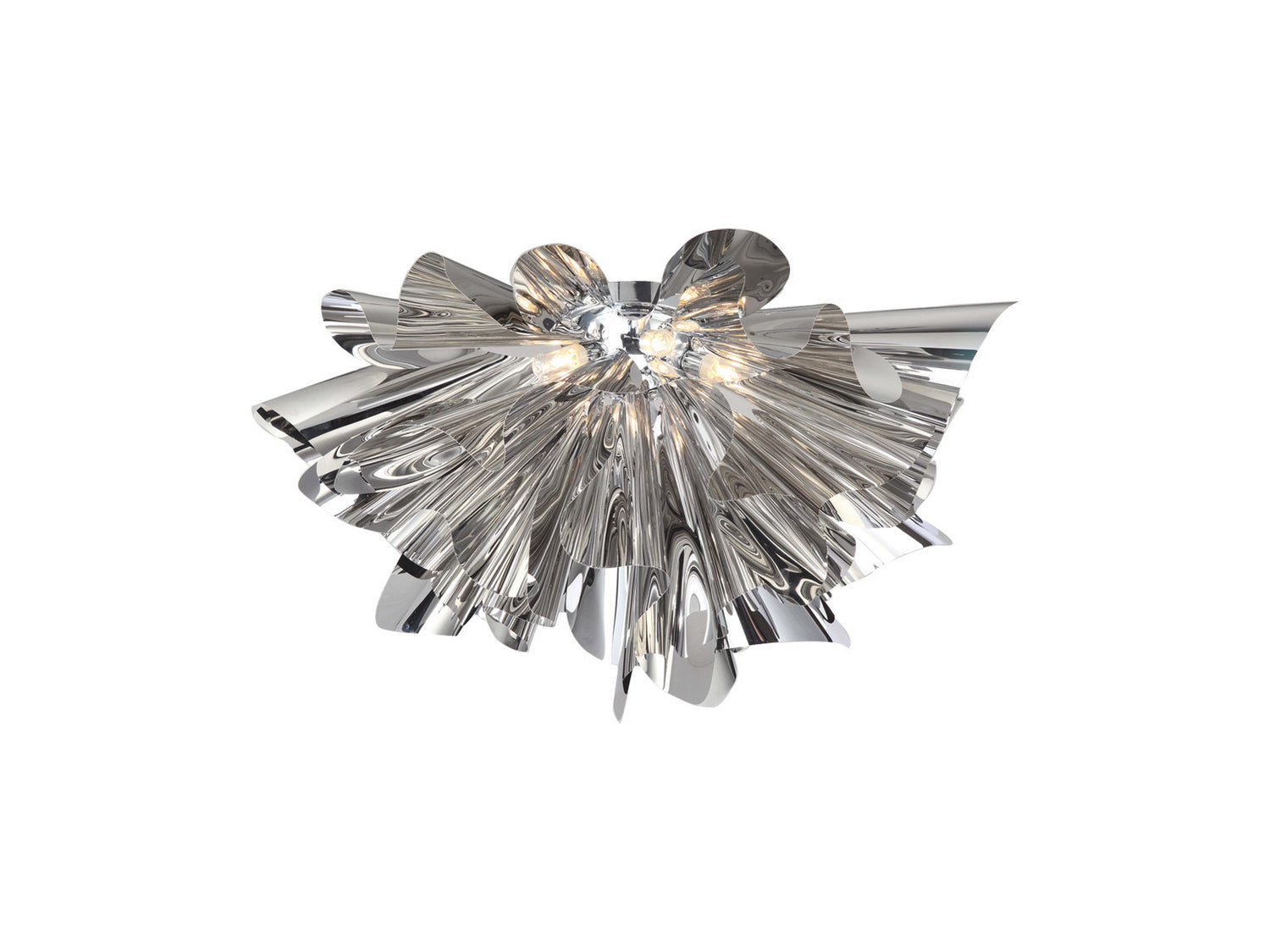 Avenue Lighting - HF1304-CH - Five Light Flush Mount - Bowery Lane - Chrome